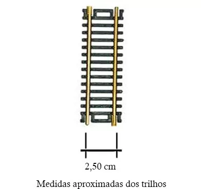 Brinquedo Trem Miniatura Express Premium DTC 4163