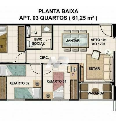 Imagem 9 de 10 de Apartamento Padrão À Venda Em Recife/pe - Gb16