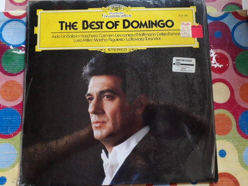 The Best Of Domingo Lp Arias From Aida, Un Ballo In Maschera