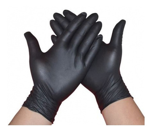 Guantes De Nitrilo Antialergicos Caja X 100 Unidades