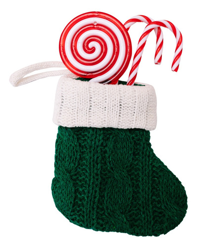 12 Piezas Mini Medias De Navidad Medias Clásicas De Navidad