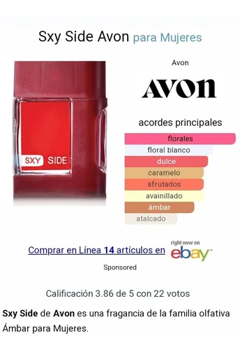 Perfume Sxy Side Avon MercadoLibre