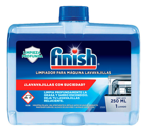 Imagen 4 de 4 de Combo Finish Tabs Quantum + Abrillantador + Limpiamaquinas