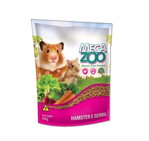 Ração Megazoo Hamster E Gerbil 350g