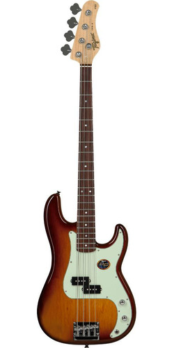 Baixo 4 Cordas Tagima Tpb4 Hb Honey Burst Mg Escala Escura