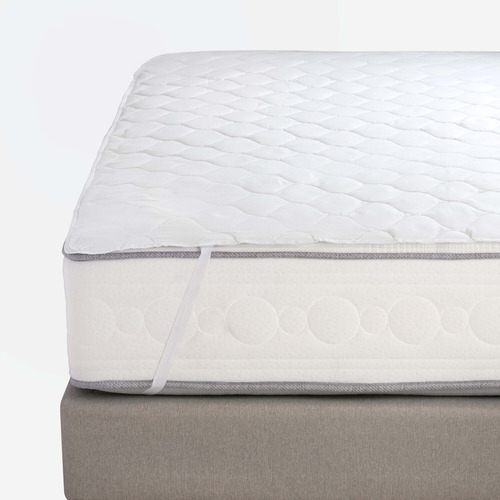 Rosen Cubre Colchon Light 1 Plaza Color Blanco