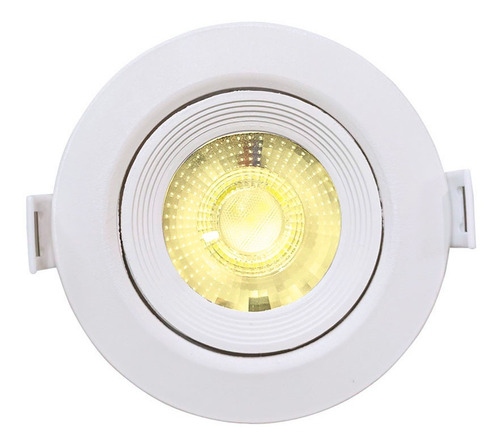 Spot Dicroico Led Integrado 3000k Luz Calida