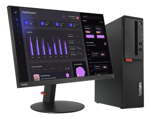 Lenovo M715 Ryzen3 Radeon Vega +16gb Ram +ssd +wifi +led 24  (Reacondicionado)