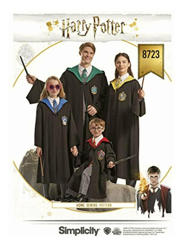 Simplicity 8723 Harry Potter Patrón De Costura Para Disfraz