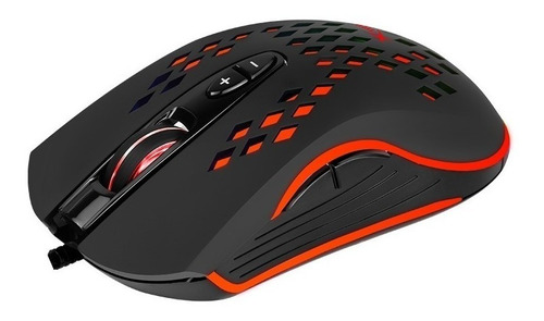 Mouse Gamer Programable Xtrike 7 Colores 6400 Dpi 7 Botones