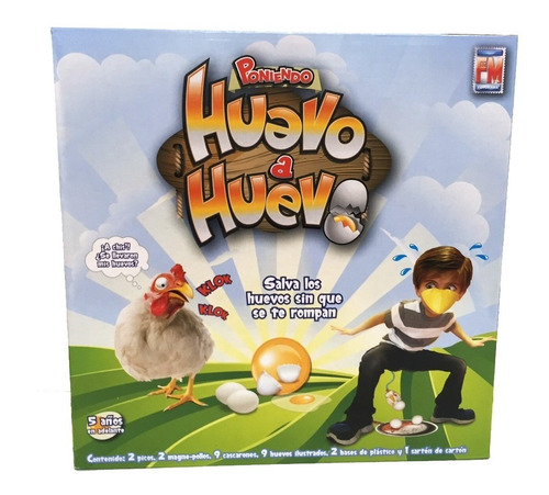 Juego De Mesa Poniendo Huevo A Huevo Original