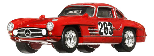 Hot Wheels Jay Leno's Garage Mercedes Benz 300 Sl 1/5 Color Rojo