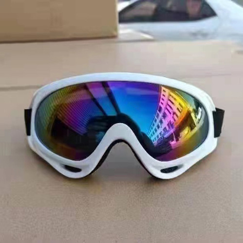 Goggles De Moto Azul Con Correa Y Esponja Gruesa