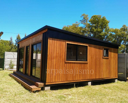 Imagen 2 de 8 de Construcción De Cabañas Containers De Madera Chapa Y Vidrio