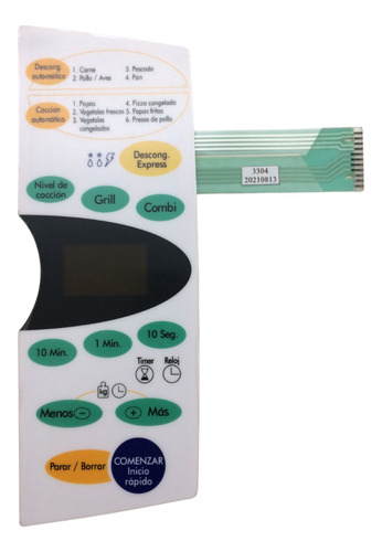 Panel Membrana De Microondas P/ Bgh 24860