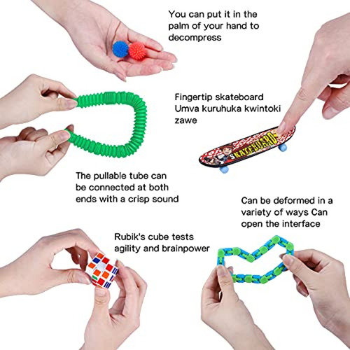 Imagen 3 de 6 de Juguete Sensorial Toyly - Juego De 24 Juguetes Sensoriales,