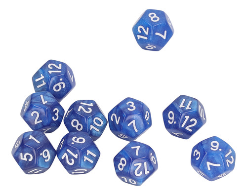 Dice For Teaching, 40 Unidades, Números Poliédricos Transpar