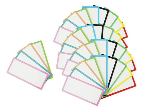 2 Etiquetas Borrables Tarjetas 40 Piezas 3x5 Cm