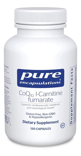Pure Encapsulations | Coq10 L Carnitine Fumarate I 120 Caps
