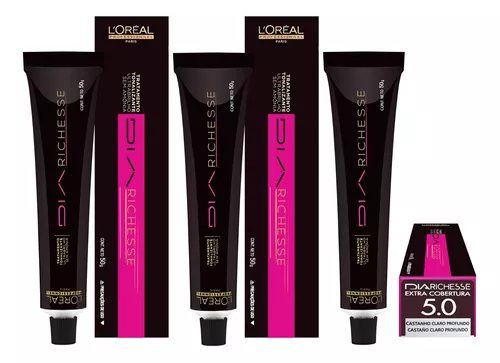 Tonalizante L'Oréal Richesse 5.0 Castanho Claro Profundo 50g