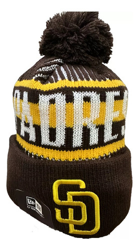 Gorro Bonette Beanie New Era Beisbol Mlb Padres San Diego Unico Geométrico