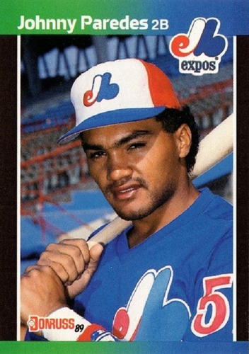 Mlb Johnny Paredes / Expos De Montreal - Donruss 1989 #570