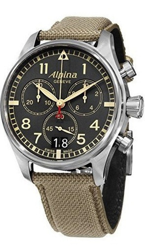 Reloj Alpina Al-372bgr4s6 Gris Para Hombre