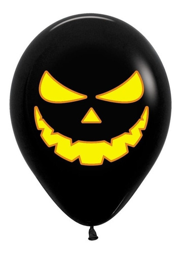 Globo R12 Halloween Calabaza Sempertex