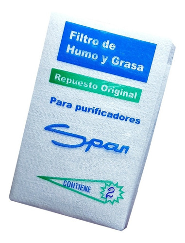 Filtro Humo Para Extractor Spar Tipo Fino Y Otros