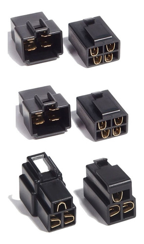 Kit Technoise 2 Conector 4 Vias 1 Conector 3 Vias C/ Trava