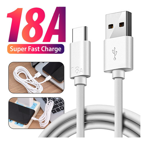 Cabo De Dados De Carregamento Super Rápido De 18a