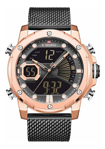 Reloj Naviforce Nuevos Reloj De Hombre Acero Inoxidable