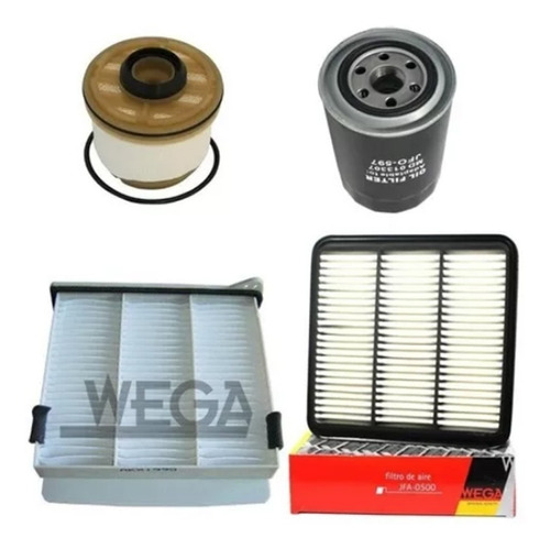 Kit Troca De Filtros L200 Triton Pajero 3.2 2010 Em Diante