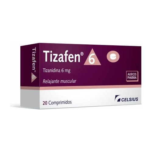 Tizafen 6 Mg 20 Comprimidos