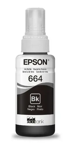 leonoah Tinta Epson 664 P/ Ecotank L365 L200 L495 L656 L220 Preto