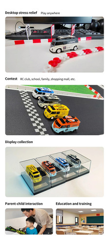 Control Remoto Van Bus Tipo Combi Miniatura 1/64 Rtr 2.4 Ghz