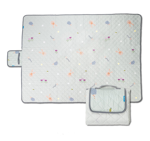 Taf Toys Manta De Picnic Extra Grande Para Bebe, 60 X 80 Pul