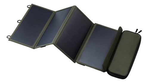 Elecom Nestout - Panel Solar Portatil, Puertos Usb-a Duales,