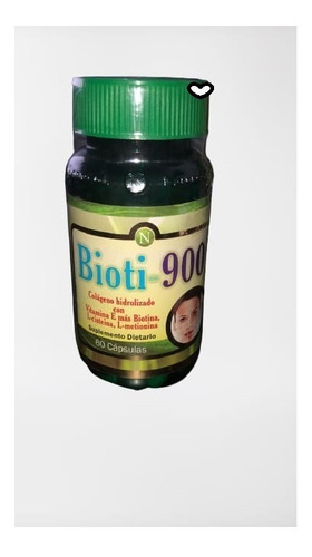 Biotina 900 Mcg + Colageno + Vitamina E X 60 Caps + Envio