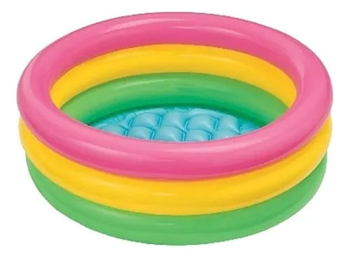 Piscina Inflable Redonda Glow, 70cmx35cm Para Niños Y Bebes