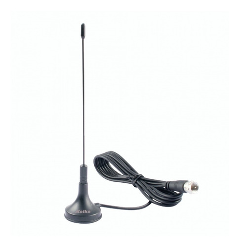 Imagen 1 de 3 de Antena Tda Interior Uhf Hd Imantada 15cm Pin Fino Tv Led