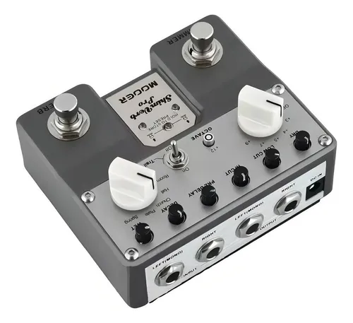 Pedal de efecto Mooer Micro Shimverb Pro TRV1 gris