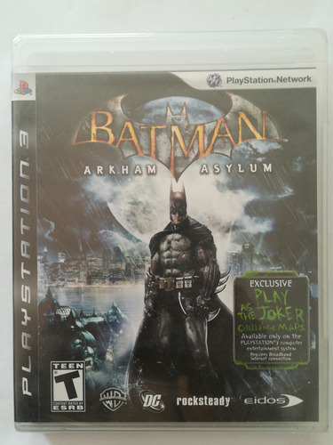 Batman Arkham Asylum Ps3 100% Nuevo, Original Y Sellado