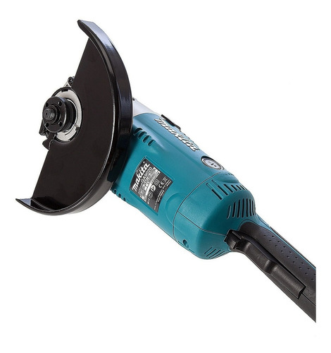 Esmeriladora angular Makita GA9020 color turquesa 2200 W 127 V + accesorio