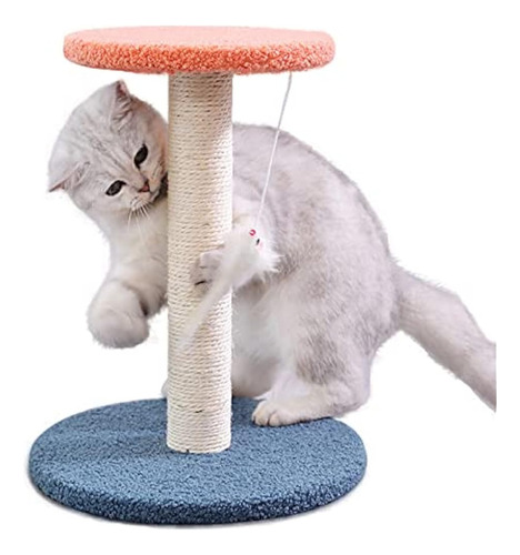 Pequeña Torre De Árbol Para Gatos, Poste Para Rascar Gatos P