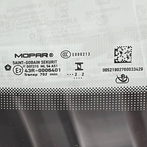 Vidro Parabrisa Renegade 22/23 Sensor Chuva Mopar 52190276