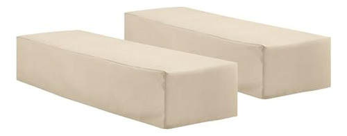 Cubre Muebles Exterior Reforzado 2 Piezas, Beige.