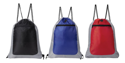 5 Piezas Bolsa Morral Poliester Con Cierre