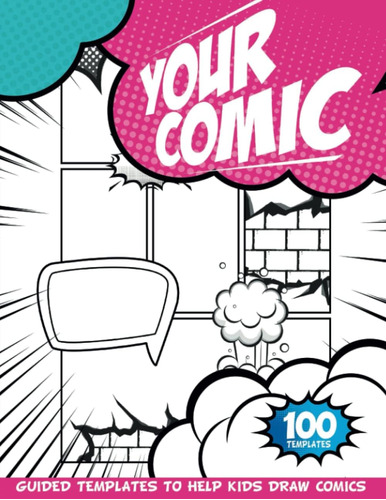 Libro: Hero Comic Book: Draw Your Own Comic For Girls | Acti