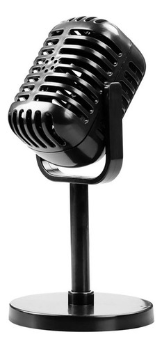 Nuevo (bk) Microfone Retrô Atualizado, Modelo De Adereços,